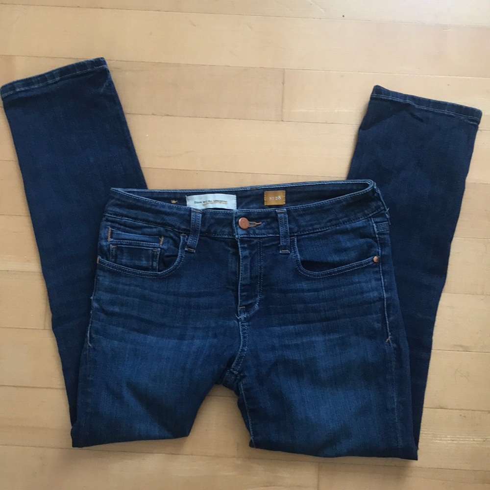 Pilcro and Letterpress cropped skinny
